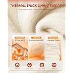 NexiEpoch Fleece Lined Leggings Women - Thermal Thick Winter Warm High Waisted Tummy Control Soft Pants for Snow Cold - Image 3