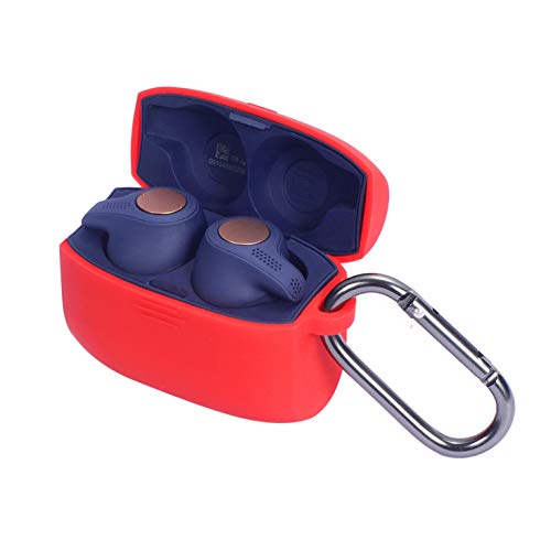 SHEAWA Jabra Elite 65t�p �P�[�X ��J�o�[ �V���R���P�[�X �\�t�g�J�o�[ �Ռ��⏝����ی� (���b�h)