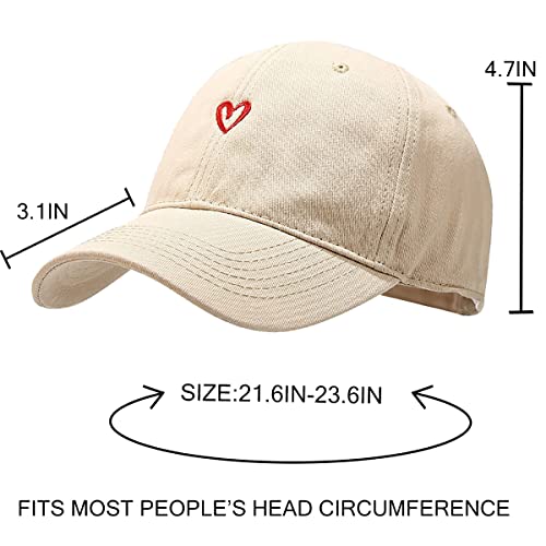 Image of XYIYI Original Classic Cotton Baseball Cap Adjustable Dad Hat Unconstructed Plain Cap