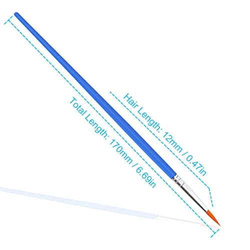 60 Pcs Paint Brushes Bulk, Mini Round Paint Brush, Small Tiny Painting Brushes For Kids Classroom Crafts Acrylic Oil Watercolor Face Painting, By Phszz #TOP2