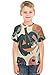 Halloween Cute PumpkinsBoys Sports Short-Sleeved T-Shirt, Summer Short-Sleeved Top, Fashionable Basic Styles
