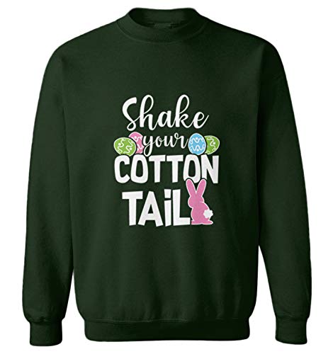 Shake Your Cotton Tail - Bunny Rabbit Toddler Fleece Crewneck Sweater