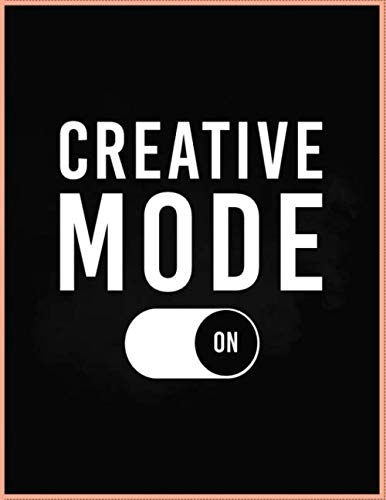 Creative Mode On   Notebook for designers: Creative Mode On dotgraph notebook / for designers / graphic logo designers brands
