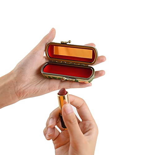 Bcqli Give The Gift Of Glamour Retro Lipstick Case - Velvet Lined For Walking With Ease - Set Of 2 Makeup Cases For Women #TOP3