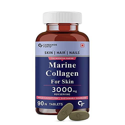 Carbamide Forte Hydrolyzed Marine Collagen Peptides 3000mg with Biotin & Hyaluronic Acid – Collagen Type 1 Powder – 90 Tablets Carbamide Forte Hydrolyzed Marine Collagen Peptides 3000mg with Biotin & Hyaluronic Acid – Collagen Type 1 Powder – 90 Tablets