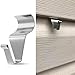 Vinyl Siding Hangers, Heavy Duty Outdoor Light Wreath Pictures Hook for Hanging 4 Pack