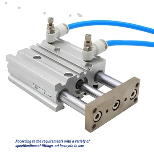 Vérin pneumatique MGPL12 robuste avec tige et guidage rigide - 6