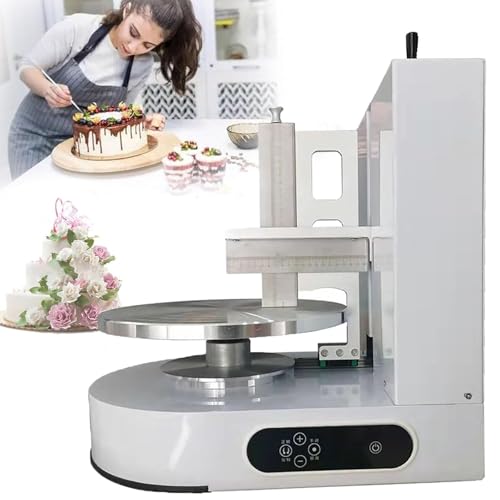 Machine à glaçage pour gâteaux, Outil de décoration pour pâtisserie, étale et Recouvre sans Effort Les gâteaux d'anniversaire pour des résultats Parfaits.