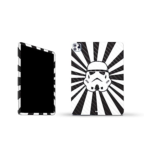 Image of MightySkins Carbon Fiber Skin Compatible with Apple iPad Pro 11 inch M2 4th Gen (2022) Full Wrap Kit - Star Rays | Protective, Durable Textured Carbon Fiber Finish | Easy to Apply | Made in The USA