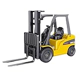 DDLONGDD All-Metal Forklift Model 1:50 Die Cast Scale - Highly Detailed Construction Toy, Perfect for Collectors and Display, Durable Alloy Material, Ideal Gift