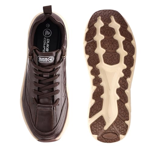 Image of Duke Mens Running Sports Shoes | Lightweight & Breathable | Ideal for Gym, Running, Jogging, Walking & Training | Comfortable and Durable Shoes for Men