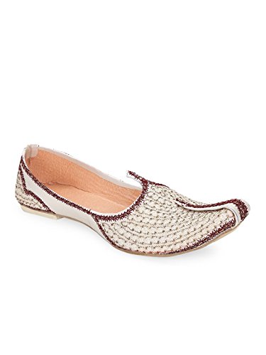 Mojaris de hombre Sojanya blancos para lucir un estilo tradicional impecable