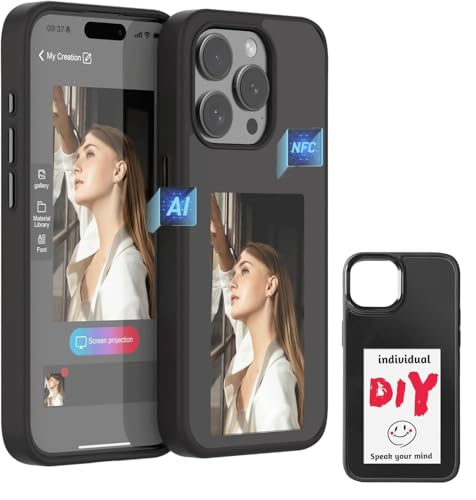 Amazon.co.jp: iPhone 16 PRO MAX用スマートインクスクリーンフォン
