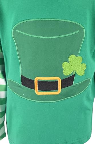 Image of Unique Baby Boys Shirts for Kids and Toddlers Striped Layered Long Sleeve with Embroidery