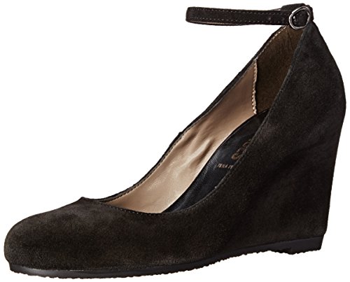 Nara Shoes Women's Sabrina, Silky Velour Nero, 38 EU/8 M US
