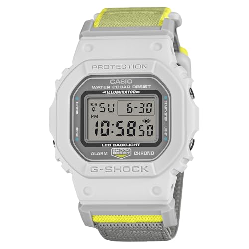 Casio G-Shock DW5600MNC-7A8 Digital Watch - Gray Cloth Band