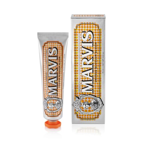 Marvis Orange Blossom Bloom Zahnpasta, Orangenaroma, 75 ml – Ansicht 1