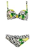 opera bikini flamed nature verstellbarer Slip mit Umschlagbund