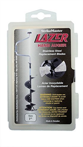 Replacement Blades - Stainless Steel - for Lazer Hand Auger (Black Shaft) - 7