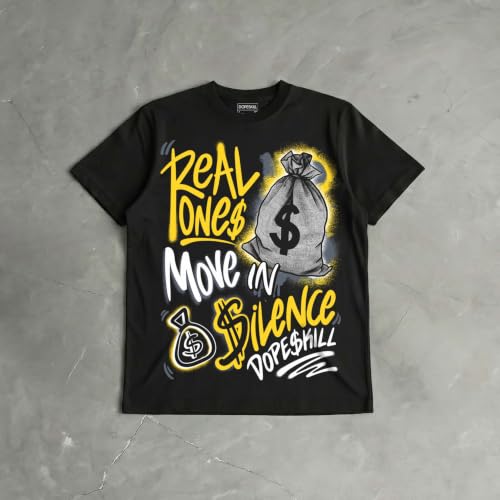 Image of DopeSkill Graphic Tee Streetwear Hip Hop Hypebeast Unisex T-Shirt Sneaker Colour Matching Shirts Inspired Motivation Quotes