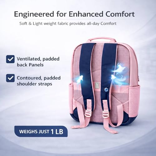 Image of Lify 17L Backpack for Men & Women | Water-Resistant, Lightweight Daypack | Laptop Backpack with Trolley Sleeve, Quick Access Pocket & Bottle Holder | (16.2 Inch)