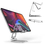 Kado Aluminum Alloy Tablet Stand for Portable Monitor, Foldable iPad Stand Holder Adjustable, Computer Office Desk Accessories for Kindle, Switch, iPad Pro/Air/Mini, iPhone Pro/Max/Plus