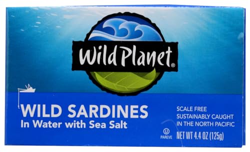 WILD PLANET: Wild Sardines in Water with Sea Salt, 4.38 oz (Pack of 2)
