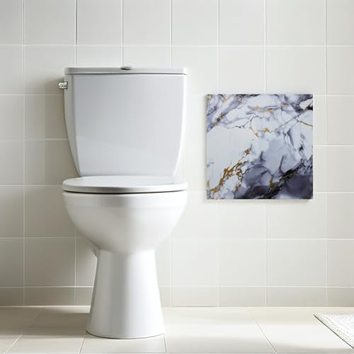 DOITOOL 10 Piezas Mosaicos de Pared Autoadhesivos de Mármol de PVC para Cocina 6