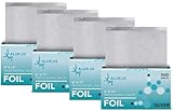 ALUR.US Beauty Salon Pop-up Foil. Hair Coloring Foil. Highlighting Foil. Pre-cut embossed Foil Sheets. Professional Grade Foil. Hair Salon Supplies. Aluminum Foil for Hair. 4 boxes = 2000 sheets