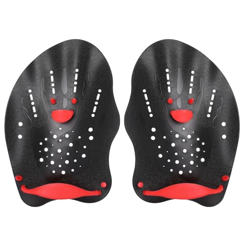 Hianjoo Swimming Hand Paddles for Junior and Adult, Power Strength