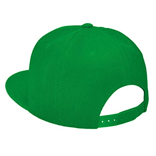 Image of Falari Wholesale 12 Pack Snapback Hat Cap Hip Hop Style Flat Bill Blank Solid Color Adjustable Size