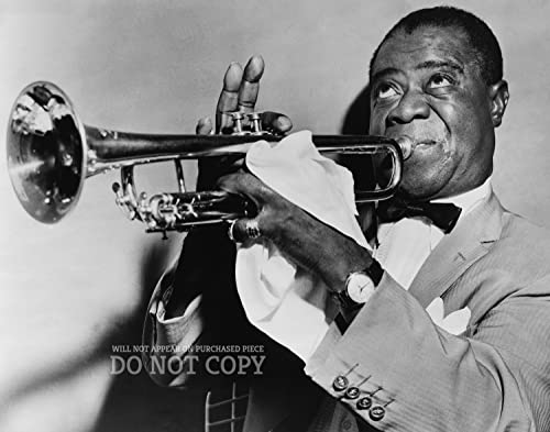 Louis Armstrong photo de concert 1953 l'émotion du jazz de la Nouvelle-Orléans