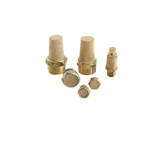 Pangocho Pneumatic Brass Exhaust Pagoda Silencers BSL M5 1/8 "1/4" 3/8 "1/2" Silencing Device Noise Filter External Thread(J6)