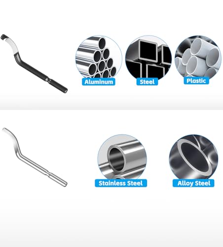 AICOYA Entgrater mit 10 Klingen, Entgrater für 3D-Druckteile aus Metall, Kunststoff, Edelstahl (8 BR1010, 2 BS1018)