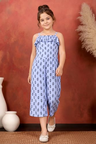 Image of Fashion Dream Girls Midi Length Cotton Jumpsuit