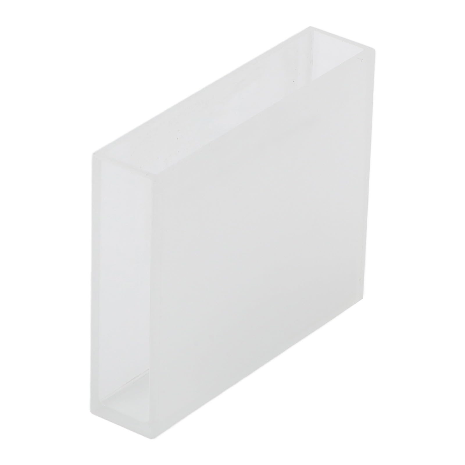 Cuvetta in vetro per spettrofotometro 751 e 722, vetro ottico trasparente con trasmissione 80%+, percorso luminoso 10mm-50mm, volume 3,5ml, gamma di lunghezza d'onda 340-2500nm, H (10 mm)