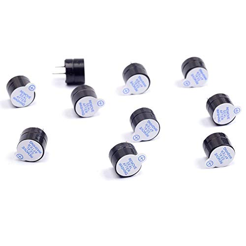 ICQUANZX 10Pcs 5V Active Buzzer Alarma electrónica Magnética Bip