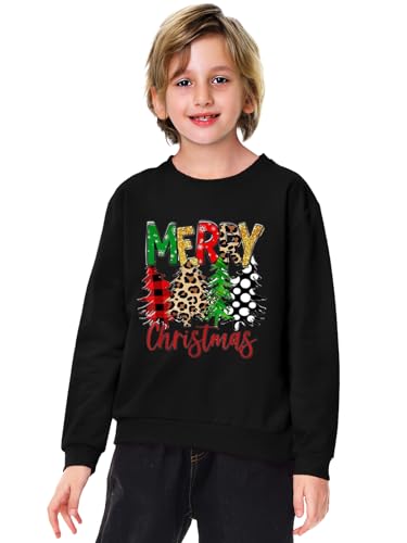 Remimi Unisex Kids Christmas Sweatshirt Long Sleeve Xmas Pullover Tops 3-14 Years 6 Remimi Unisex Kids Christmas Sweatshirt Long Sleeve Xmas Pullover Tops 3-14 Years - Image 7