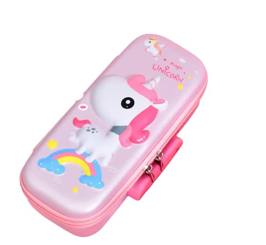 Crackles 3D Unicorn Style Eva Pencil Case for with Passcode Protection Stationery in School Boys and Girls borthday Gifts (Random Color)- Pack of 1 (B0BYSPFNXC) Amazon Price History, Amazon Price Tracker