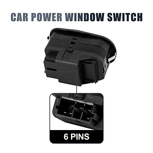Interrupteur de lève-vitre électrique commande double avant fluide pour Peugeot 206 - 7