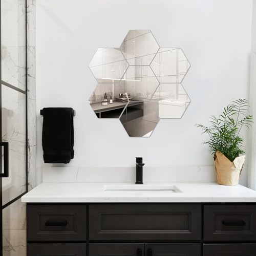Miroir autocollant incassable sans verre pour sécuriser les murs - 7