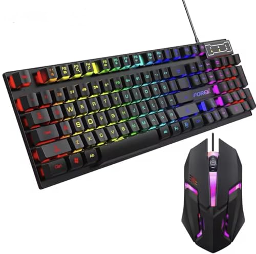 Teclados y Ratones Gaming Baratos Blacos Marca Générique