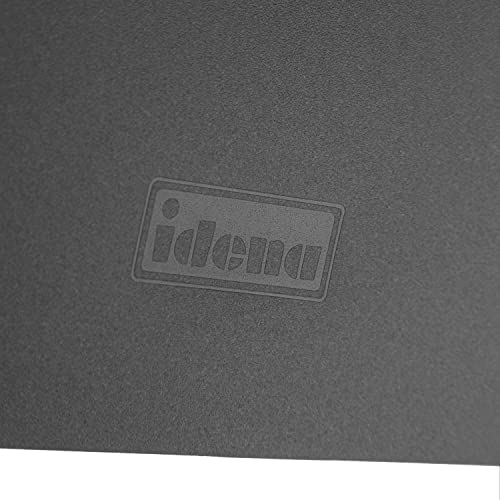 Idena 10429 - Ringbuch im Format DIN A4, 2-Ring-Mechanik mit 16 mm Durchmesser, 20 mm Rückenbreite, grau, 1 Stück