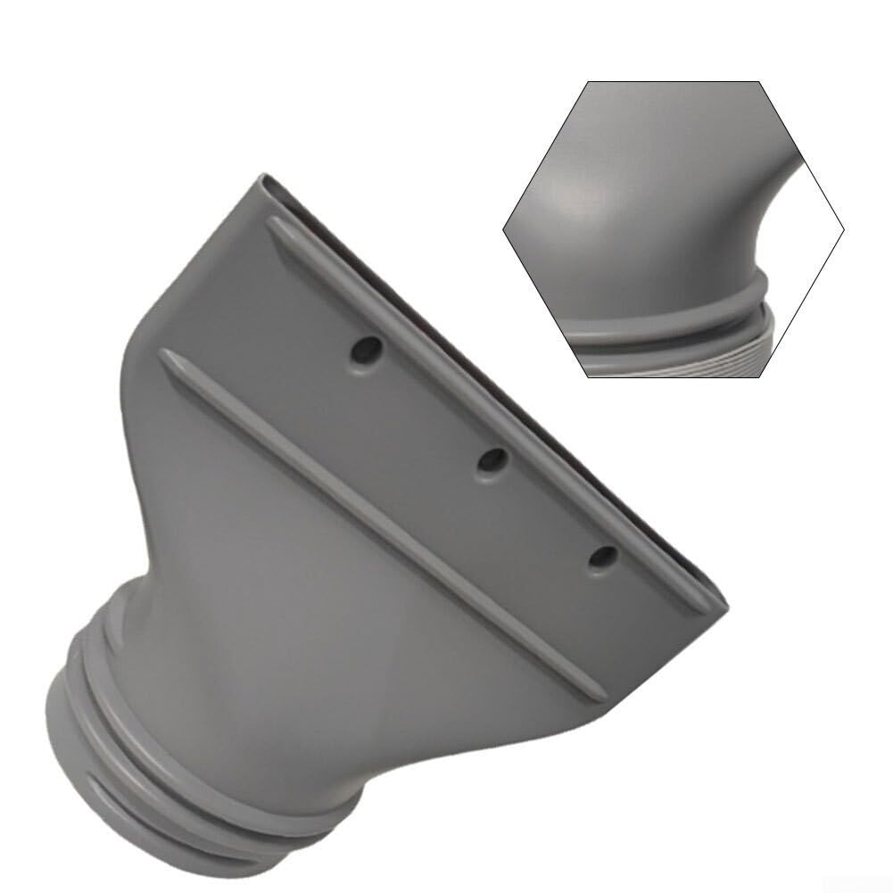 Set tubo di scarico e adattatore piatto per condizionatori, cappe e asciugatrici, kit di condotti di sfiato flessibili da 150 mm con connettore, grigio