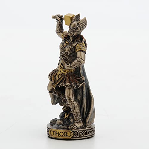 Estatua de Thor dios del trueno Veronese Design miniatura 3