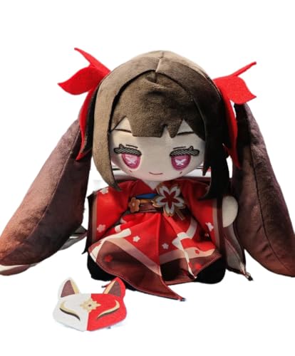 Game Honkai ：Pom-Pom and Fumo Plush Star Rail Pom-Pom Pamu Conductor Rabbit Plushie Stuffed Plush Doll Body Toy Cosplay (Fumo Girl,8inches)