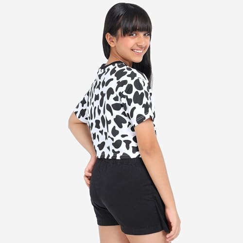 Image of BONKIDS Girls Tshirt (BON9508 6-7Y) White /Black