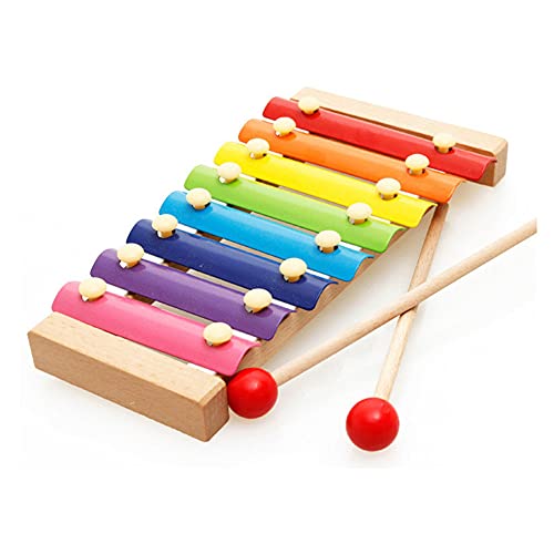 Xylophone For Kids, Best Holiday/Birthday Diy Gift Idea For Your Mini Musicians，Color Scissor Wooden Xylophone Toy With Child Safe Mallets, Educational Musical Instruments Toy For Toddlers Child #TOP3