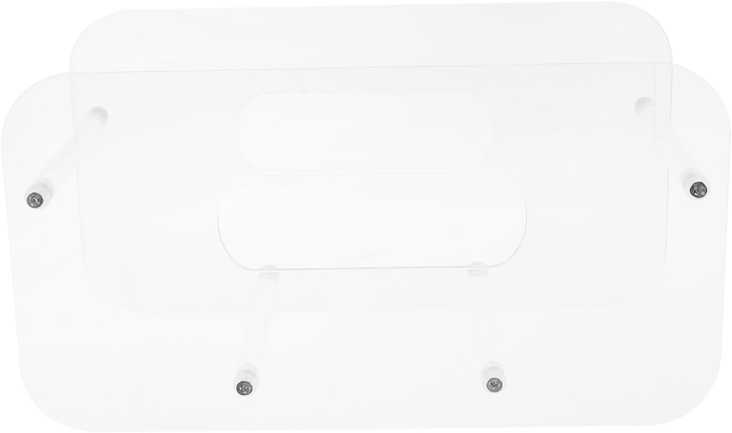 VALICLUD Acrylic Plate Rack Space Saving Dish Drying Holder for Kitchen Cabinet Capacity Vertical Storage Organizer Easy to Clean and Maintain for Home Restaurant Rv