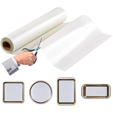 FETESUR Silicone Baking Mat Roll, Cut to Size Silicone Mat, Non-Slip Silicone Pastry Mat, Non-Stick Reusable Air Fryer Liner, Counter Mat, Oven Liner, Freeze Dryer Mat - 16IN x 8FT Cover